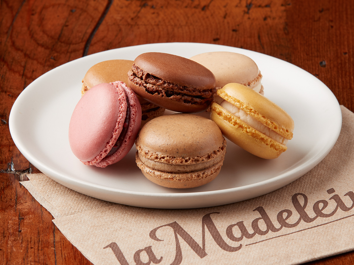 Order Macaron 6 Pack food online from La Madeleine store, Sugar Land on bringmethat.com