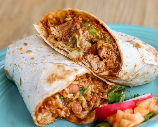 Order Chicken Mole Burrito food online from Papalote Mexican Grill store, SF on bringmethat.com