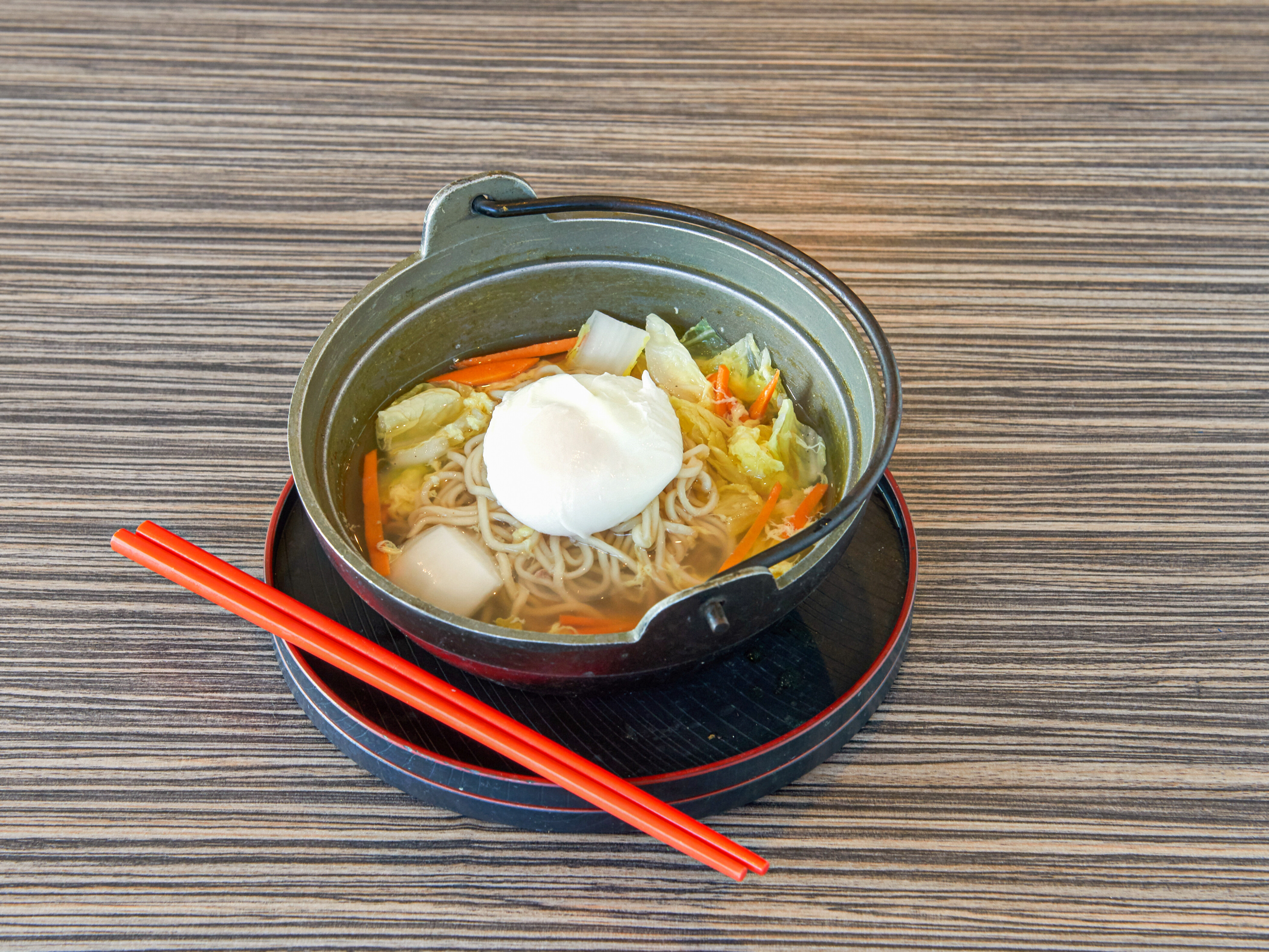 Order Egg Ramen Soup food online from Kamchi Rice & Noodles store, Ada on bringmethat.com
