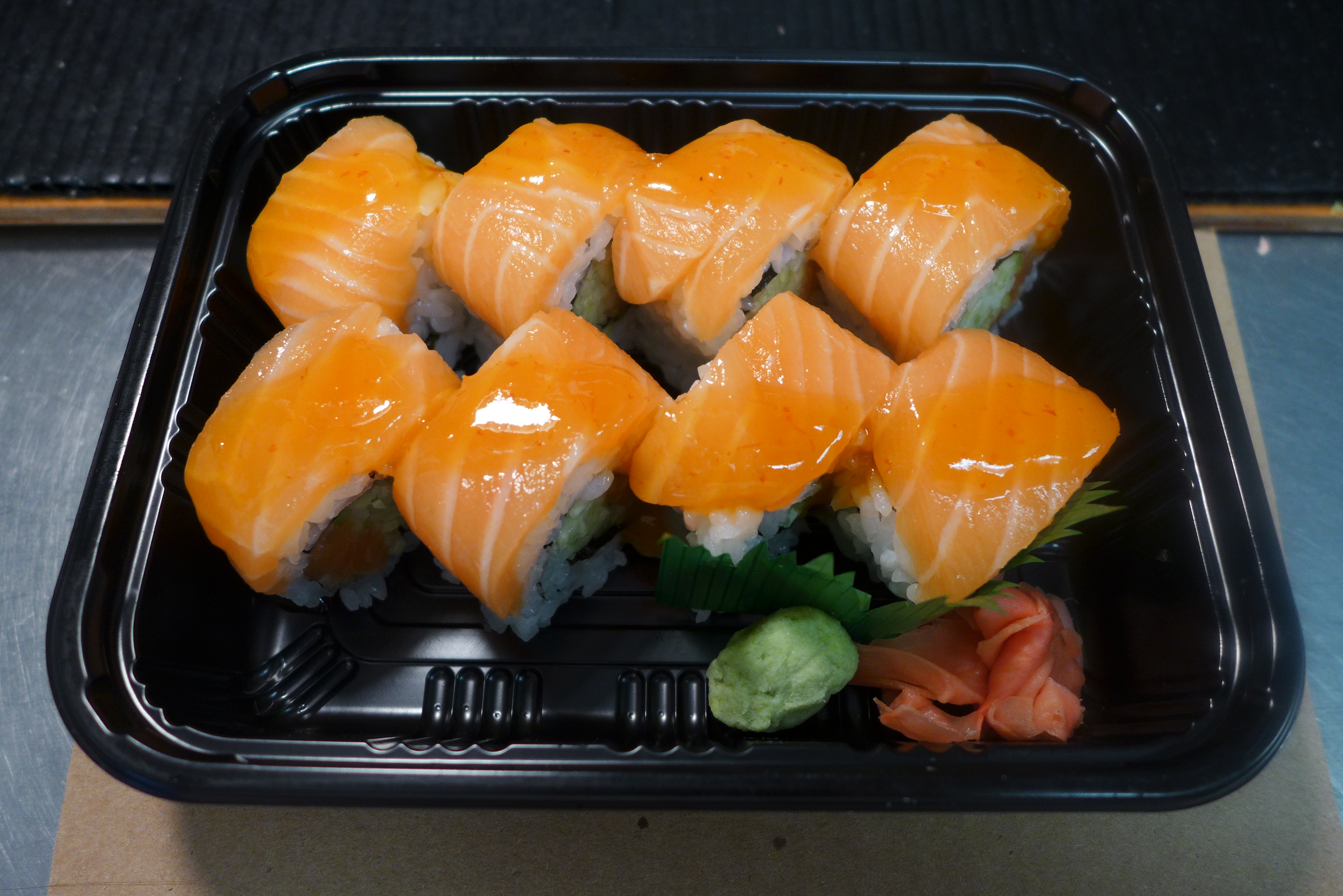 Order Orange Dragon Roll food online from Tokyo Sushi store, Edison on bringmethat.com