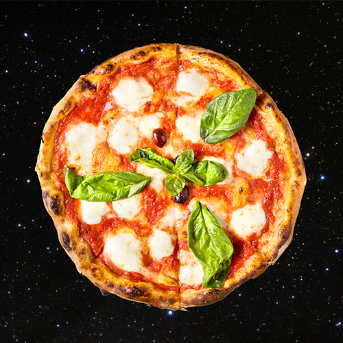 Order Spaceship Margherita Pizza food online from Bitcoin Pizza store, Scottsdale on bringmethat.com