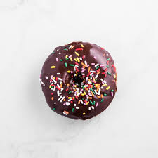 Order Double Chocolate Rainbow Sprinkle food online from Best Donut store, Hermosa Beach on bringmethat.com