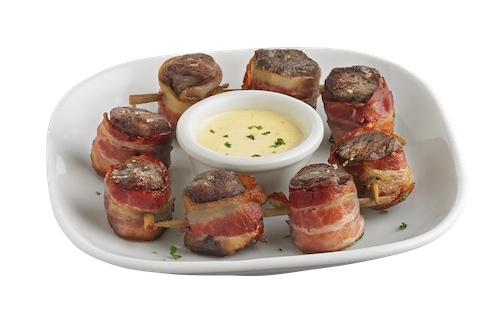 Order Bacon Wrapped Steak Skewers* food online from Boston Restaurant & Sports Bar store, Columbus on bringmethat.com