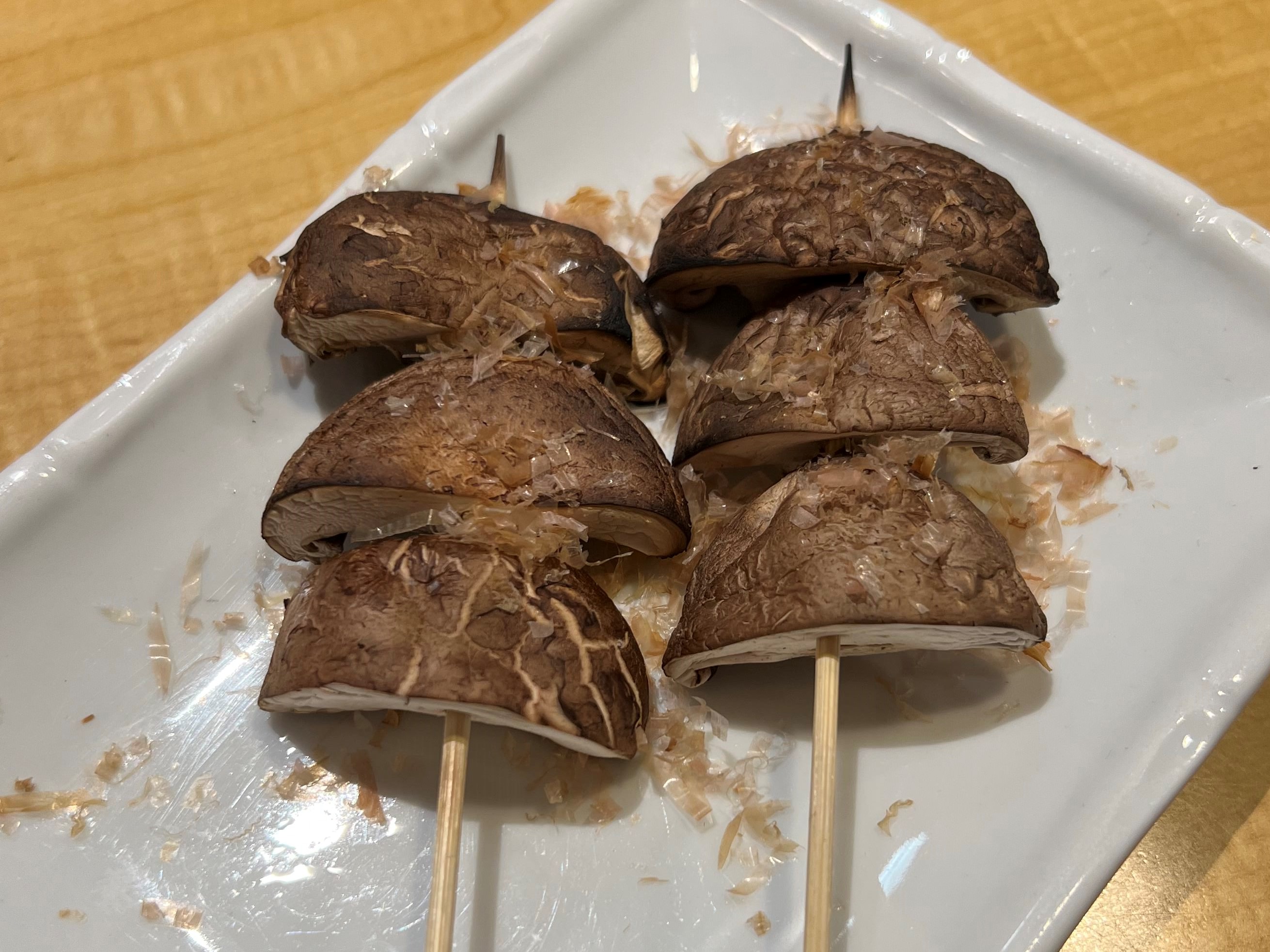 Order Shiitake Mushroom Skewer food online from Ichiza Sake House store, Las Vegas on bringmethat.com