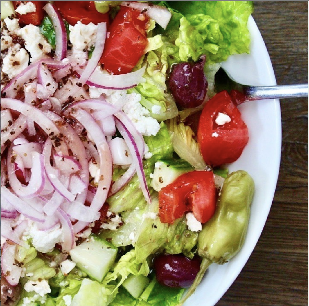 Order Greek Salad food online from Breadwinner store, Dunwoody on bringmethat.com
