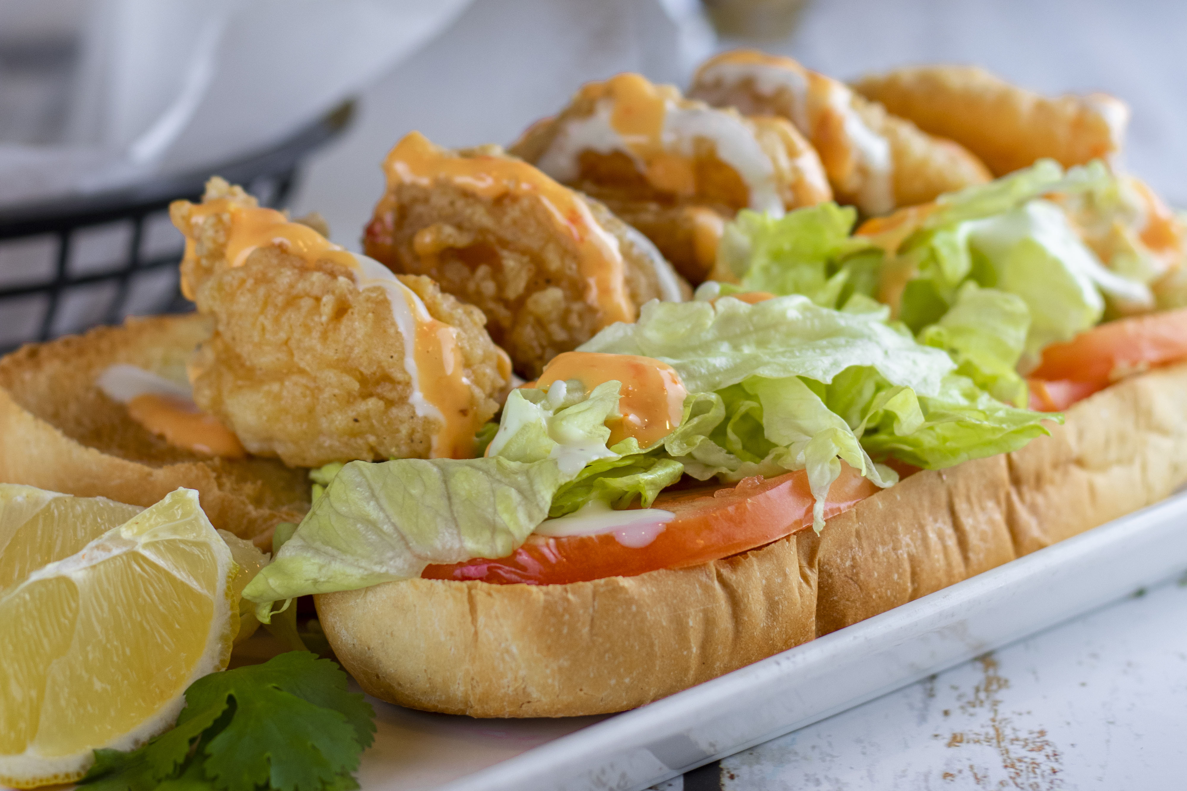 Order Shrimp Po Boy food online from Baltimore Seafood store, Baltimore on bringmethat.com