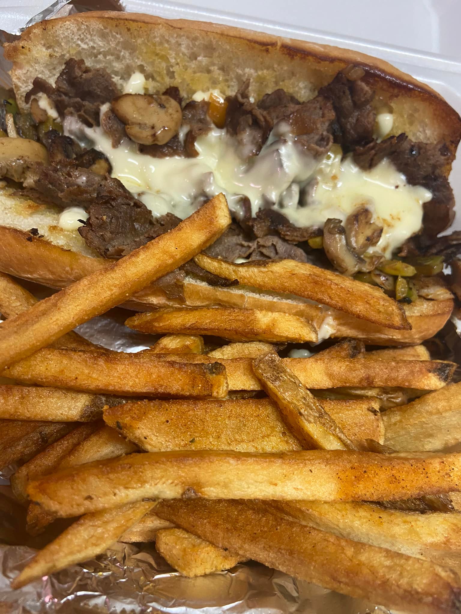 Order The M&S Cheesesteak food online from M And S Drive Thru store, Mansfield on bringmethat.com