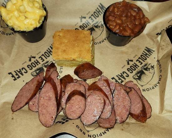 Order Smoked Sausage food online from Whole Hog Cafe store, Yonkers on bringmethat.com