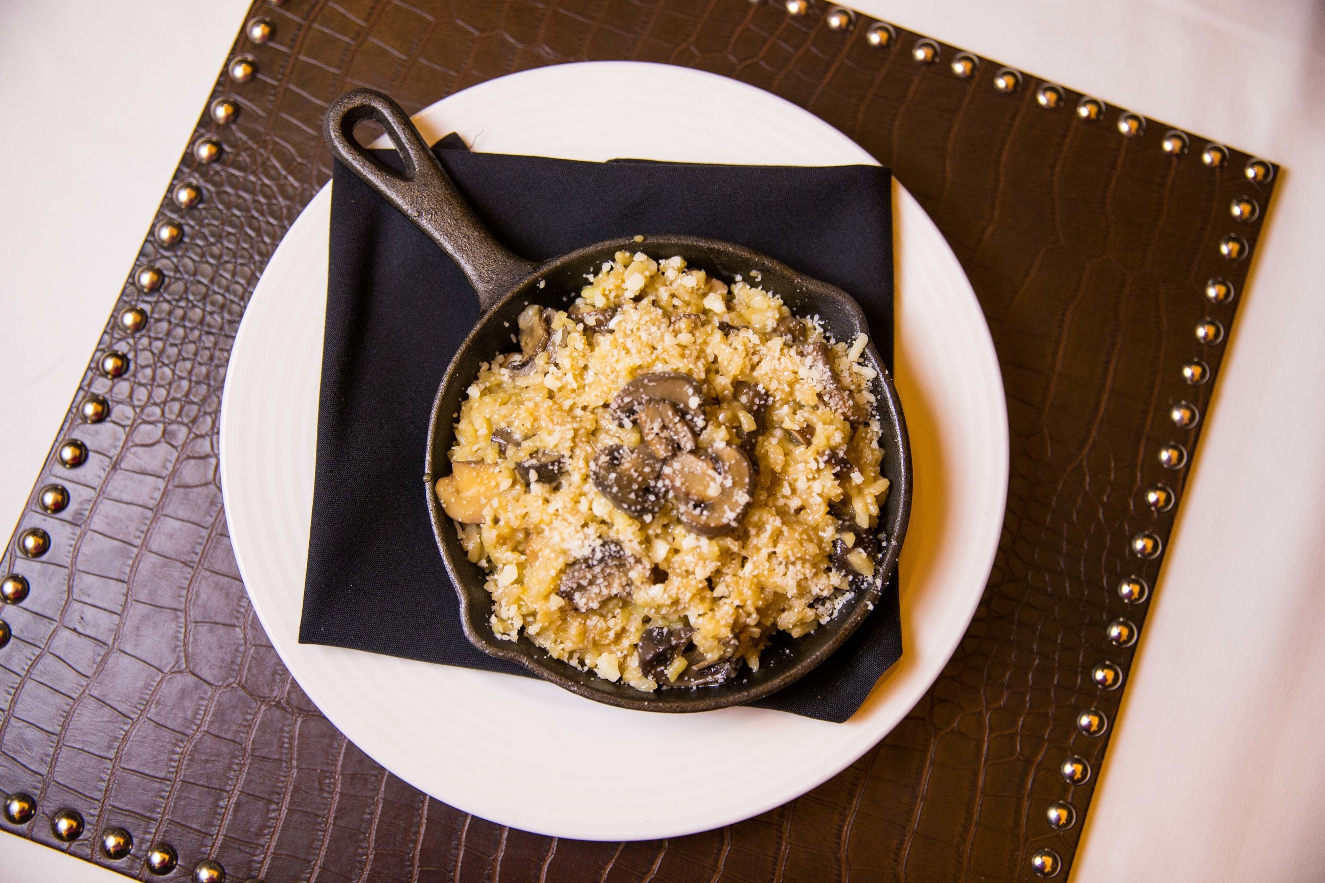 Order Mushroom Risotto food online from Kirby Prime Steakhouse store, The Woodlands on bringmethat.com