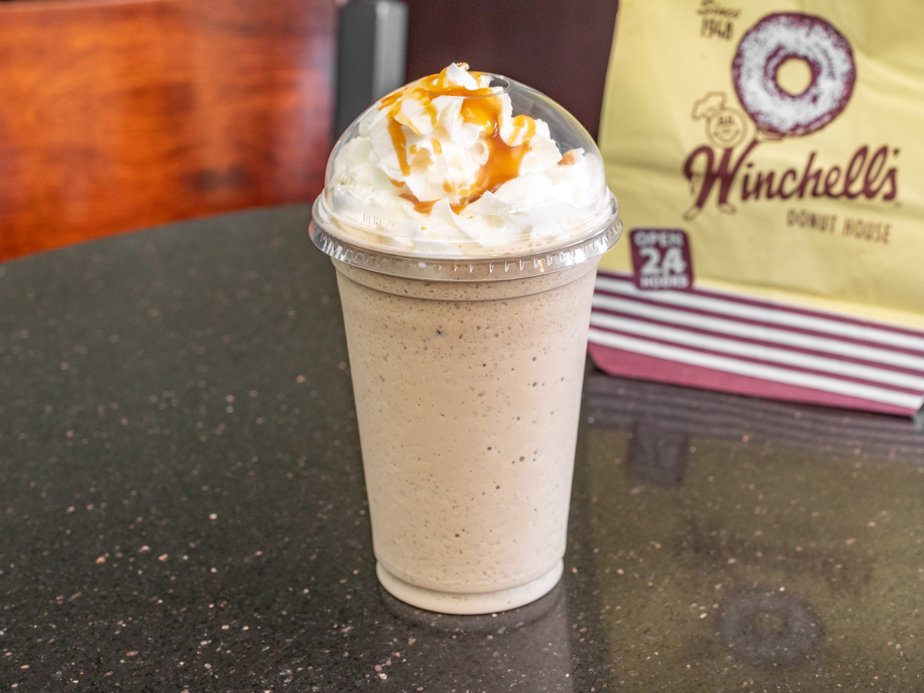 Order Hot French Vanilla Cappuccino food online from Winchell's Doughnut House store, Denver on bringmethat.com