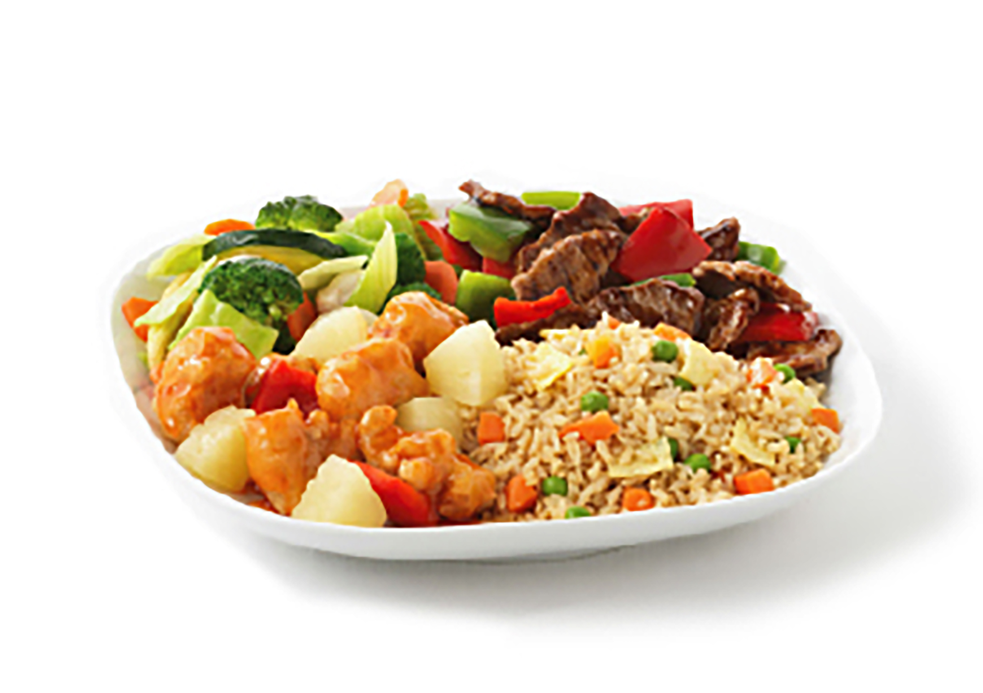 Order Create Your Own 3 Item  Plate food online from Manchu Wok store, College Station on bringmethat.com