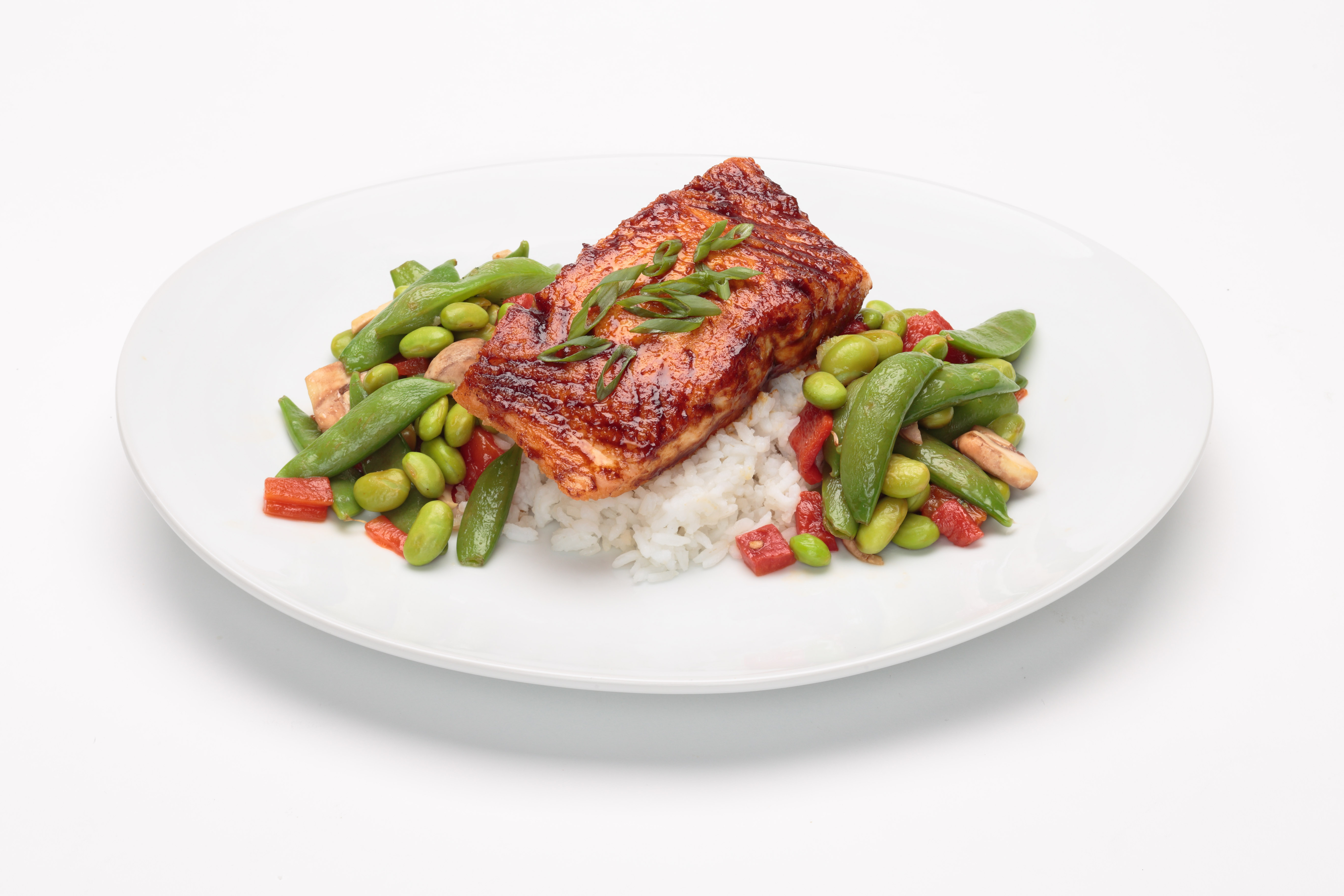 Order Miso Glazed Salmon  food online from Oggi Sports I Brewhouse I Pizza store, Santee on bringmethat.com
