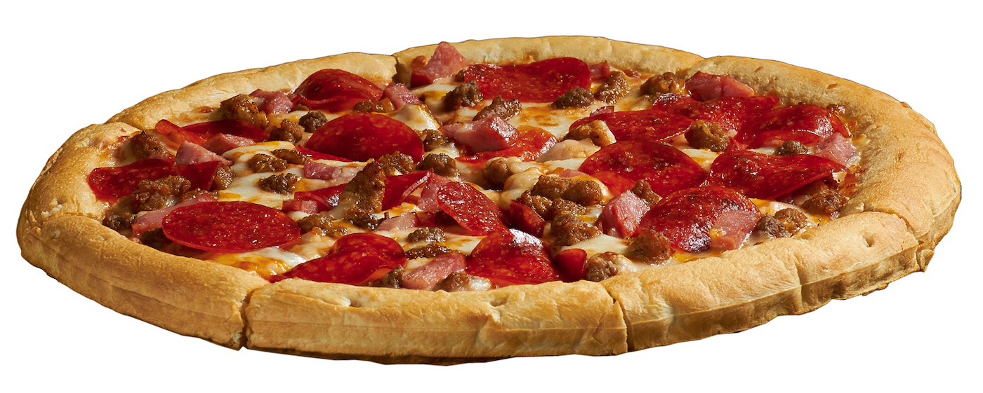 Order Large 5-Meat Pizza Whole Pie food online from Chevron Extramile store, Cameron Park on bringmethat.com