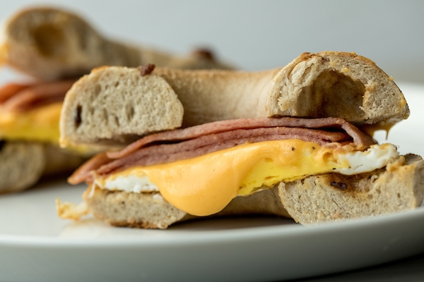Order Taylor Ham, Egg + Cheese food online from THB Bagelry + Deli of Columbia store, Columbia on bringmethat.com
