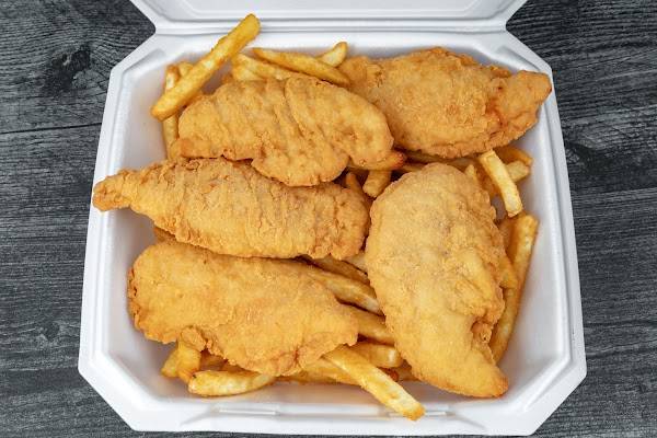 Order Chicken Fingers Dinner food online from Post Road Pizza store, Marlborough on bringmethat.com