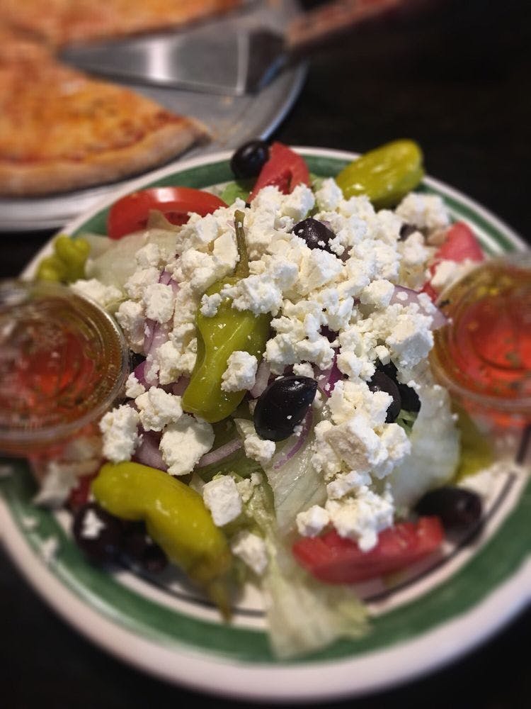 Order Greek Salad - Small food online from EJ's Italian Bistro store, Jacksonville on bringmethat.com