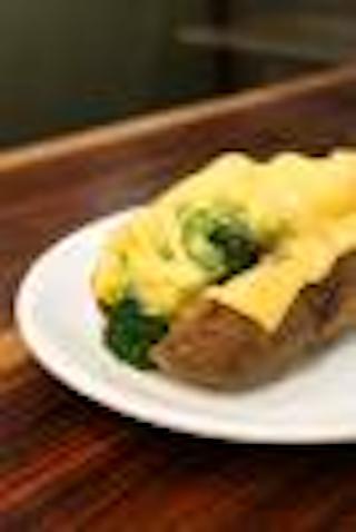 Order Side Baked Potato food online from Silver Spoon Diner store, Queens on bringmethat.com