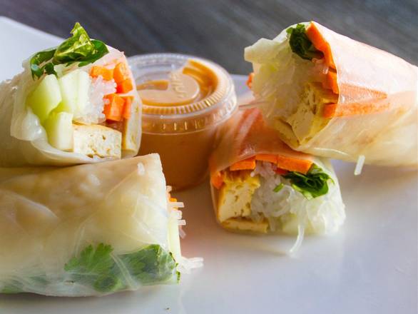 Order SPRING ROLL food online from The Pureganic Cafe store, Rye on bringmethat.com
