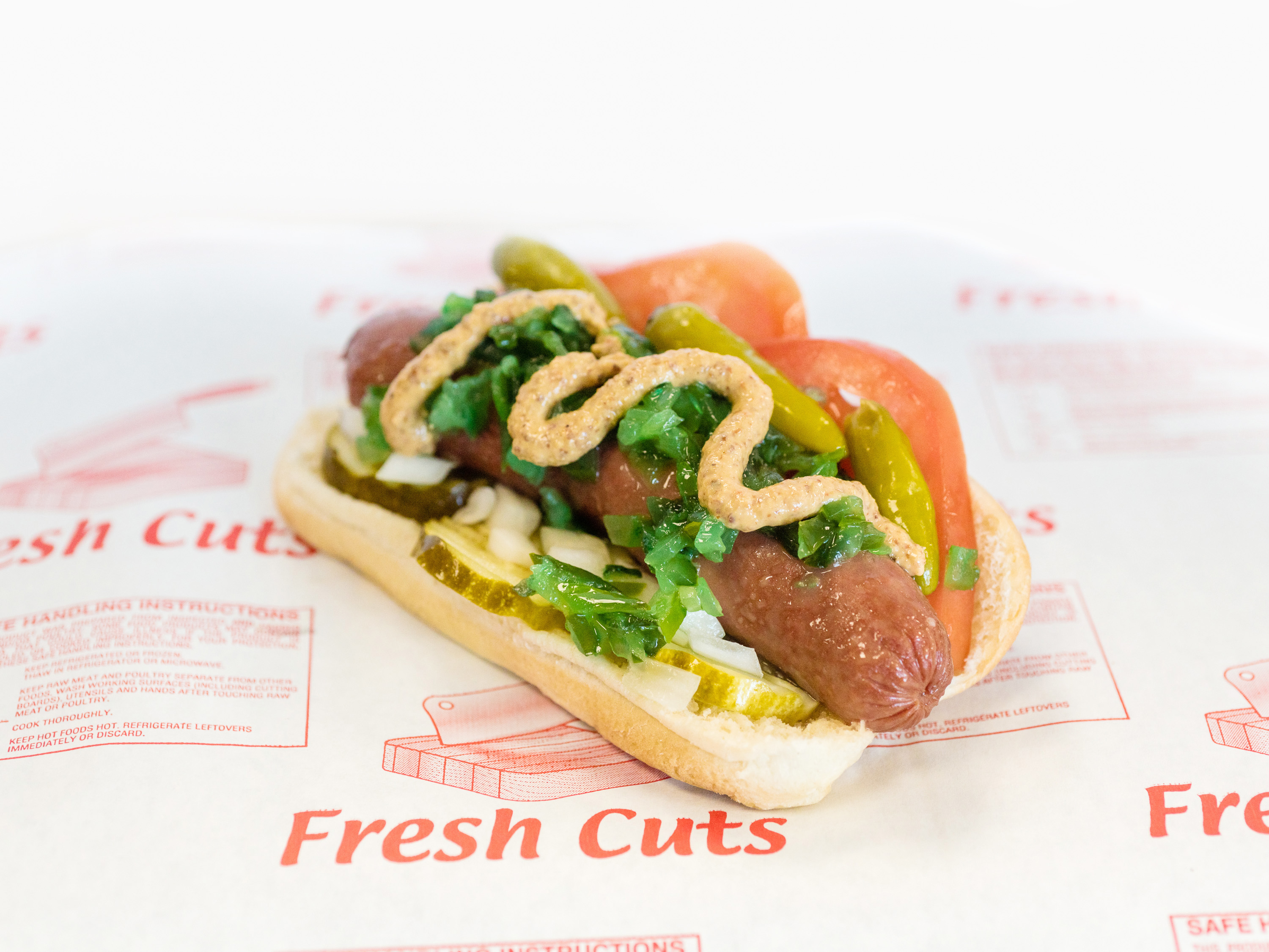 Order Chicago Style Hot Dog a la Carte food online from Millers Meat Bbq And Catering store, Findlay on bringmethat.com