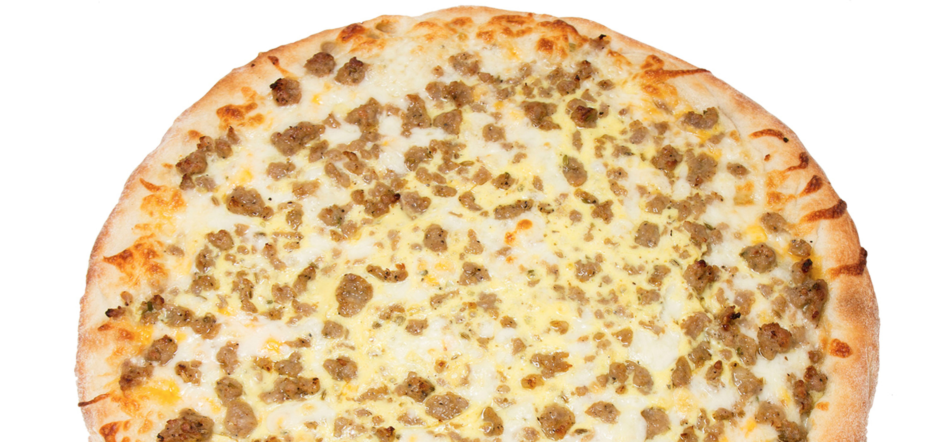 Order Sausage Egg & Cheese Breakfast Pizza food online from Perri's Pizzeria store, Rochester on bringmethat.com