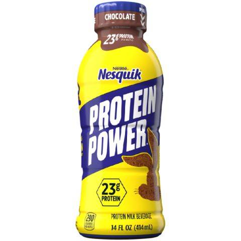 Order NESQUIK Protein Power Chocolate Milk 14oz food online from 7-Eleven store, Portland on bringmethat.com