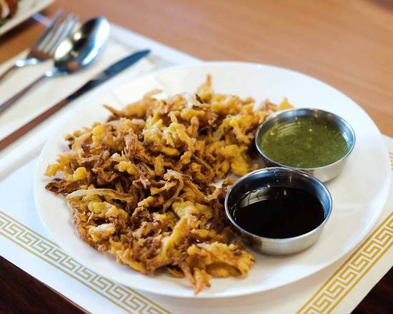 Order Onion Pakora food online from Curry Bowl store, Folsom on bringmethat.com