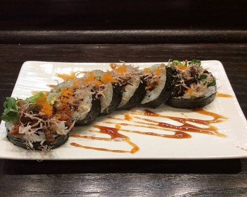 Order Salmon Skin Roll  food online from Sushi Factory store, Azusa on bringmethat.com