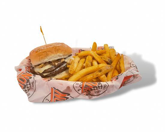 Order Swiss Mushroom Burger food online from Norma's Cafe store, Frisco on bringmethat.com