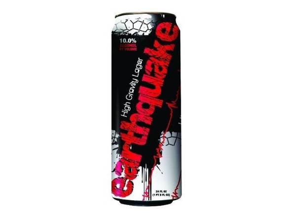 Order Earthquake High Gravity Lager - 24oz Can food online from Jenny Liquors store, Mt Prospect on bringmethat.com