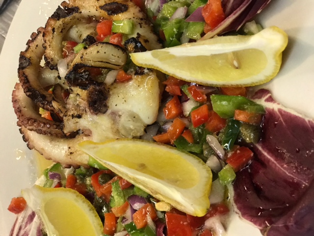 Order Grilled Octopus Platter food online from Mike's Deli store, Bronx on bringmethat.com