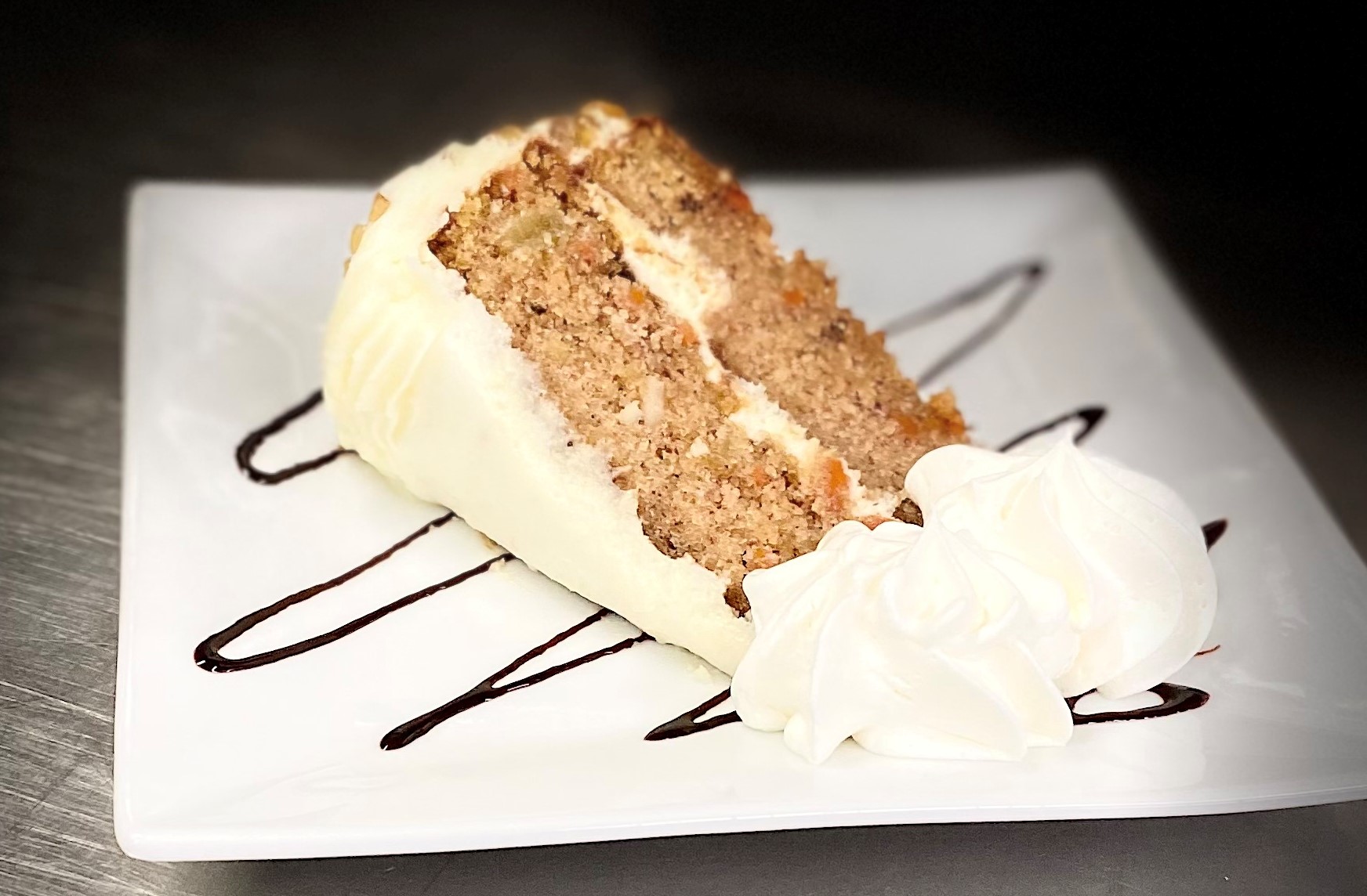 Order Carrot Cake food online from Verde Lounge store, Sioux Falls on bringmethat.com