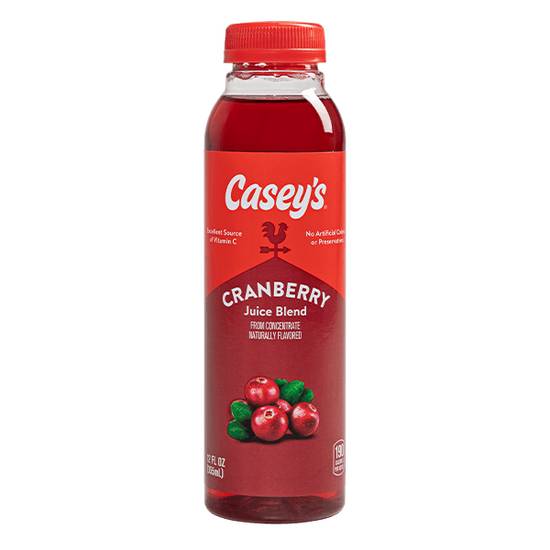 Order Casey's Cranberry Juice Blend 12oz food online from Casey store, Council Bluffs on bringmethat.com