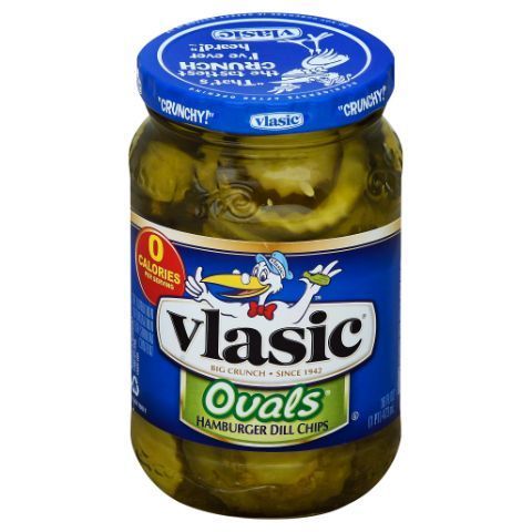 Order Vlasic Hamburger Dill Chips 16oz food online from eVe store, Ann Arbor on bringmethat.com