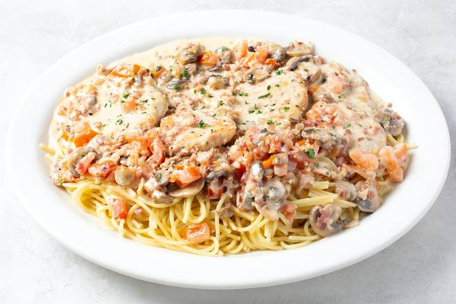Order CHICKEN SCALOPPINI FAMILY PLATTER food online from Johnny Carino store, Wichita Falls on bringmethat.com