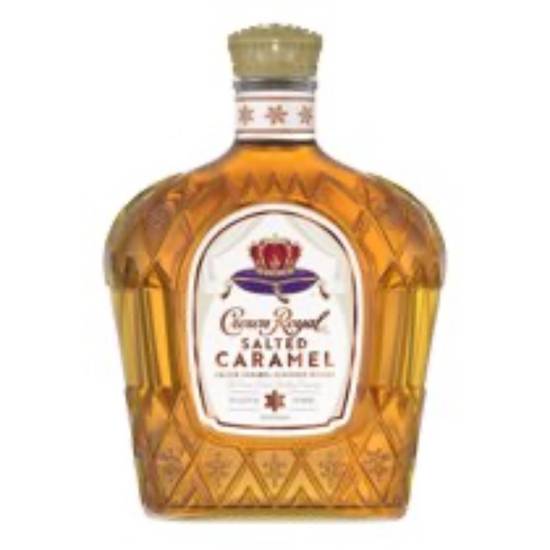 Order Crown Royal Salted Caramel 750 ml. food online from Round Up Liquor & Grocery store, Wildomar on bringmethat.com