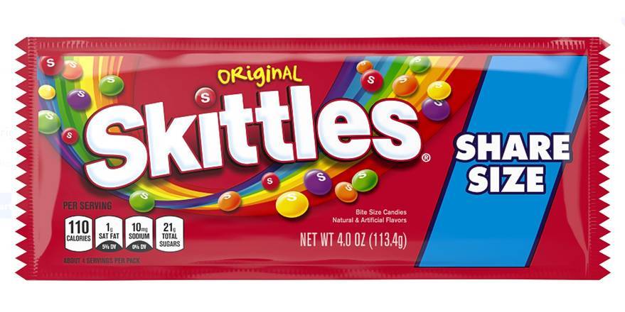 Order Skittles Share Size food online from Extra Mile 3062 store, Vallejo on bringmethat.com