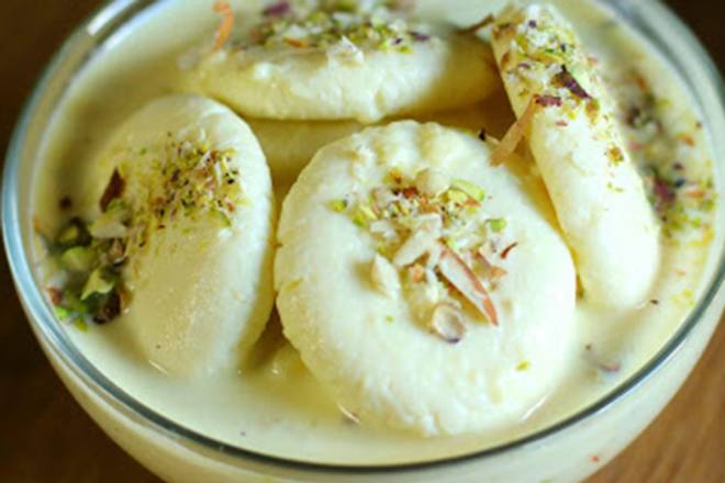 Order Rasmalai food online from Indiyas store, Egg Harbor on bringmethat.com