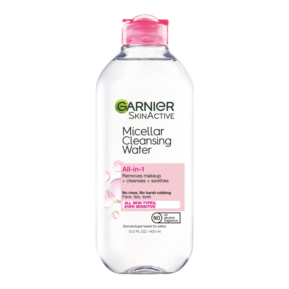 Order Garnier SkinActive Micellar Cleansing Water for All Skin Types - 13.5 fl oz food online from Rite Aid store, MILLER PLACE on bringmethat.com