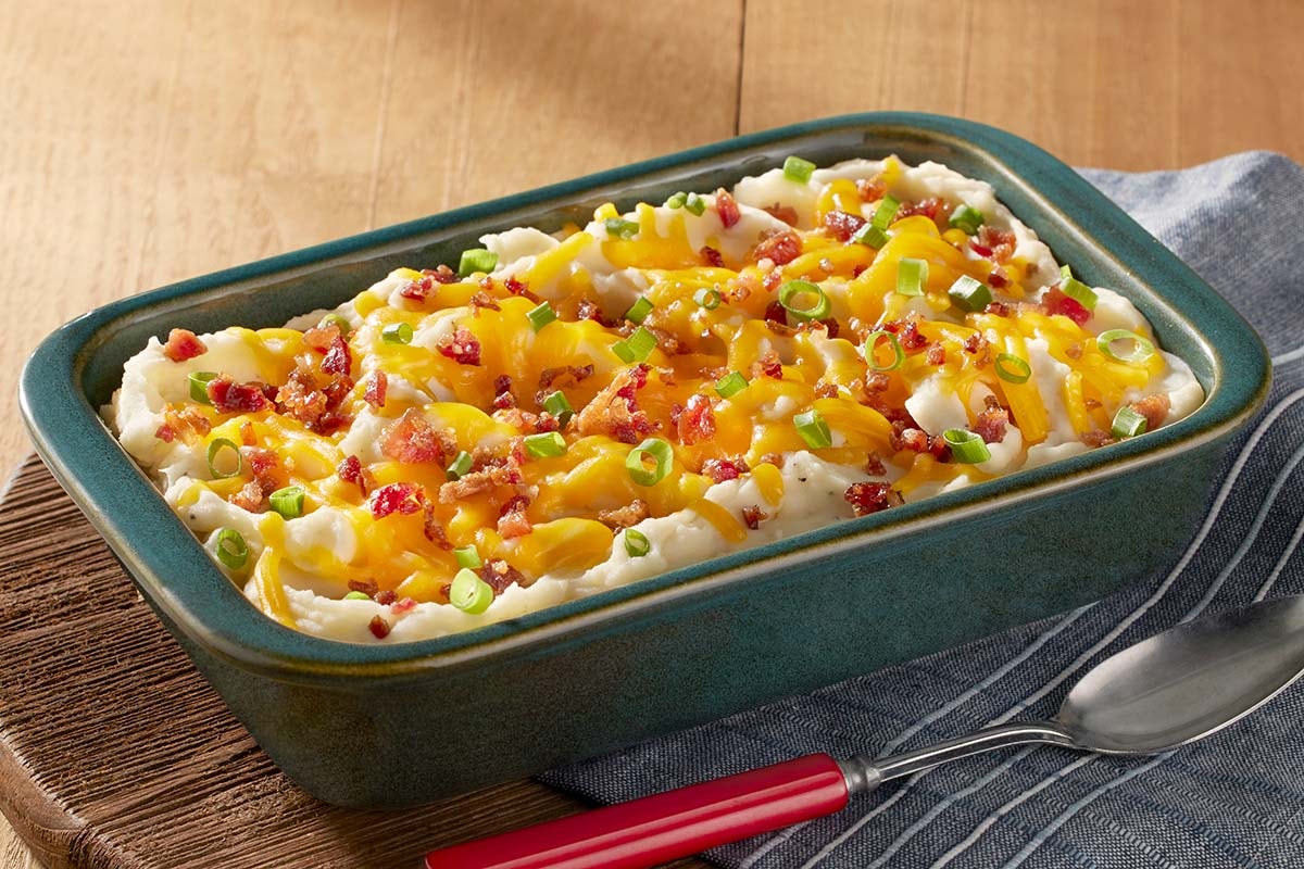 Order Loaded Mashed Potatoes food online from Cracker Barrel Old Country Store store, Arlington on bringmethat.com