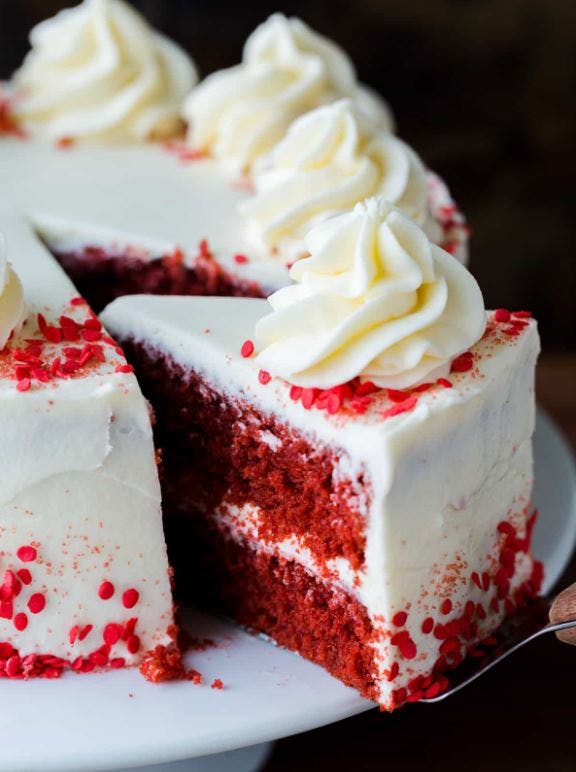 Order Red Velvet Cake - Dessert food online from Lunetta pizza store, New York on bringmethat.com