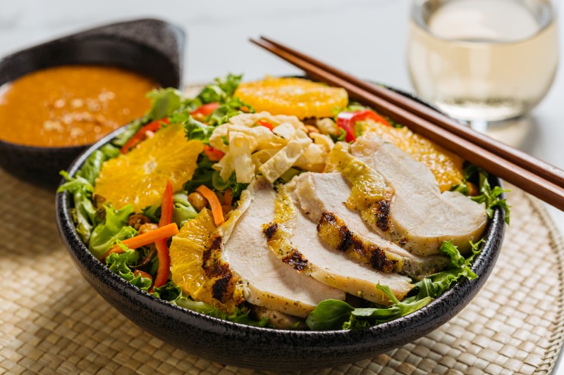 Order Asian Chicken Salad food online from Urban Chicken store, Manhattan Beach on bringmethat.com