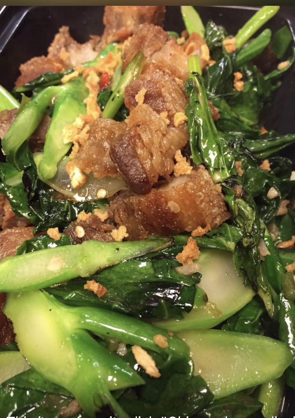 Order Chinese Broccoli with Crispy Pork food online from Thai Touch store, Glendale on bringmethat.com