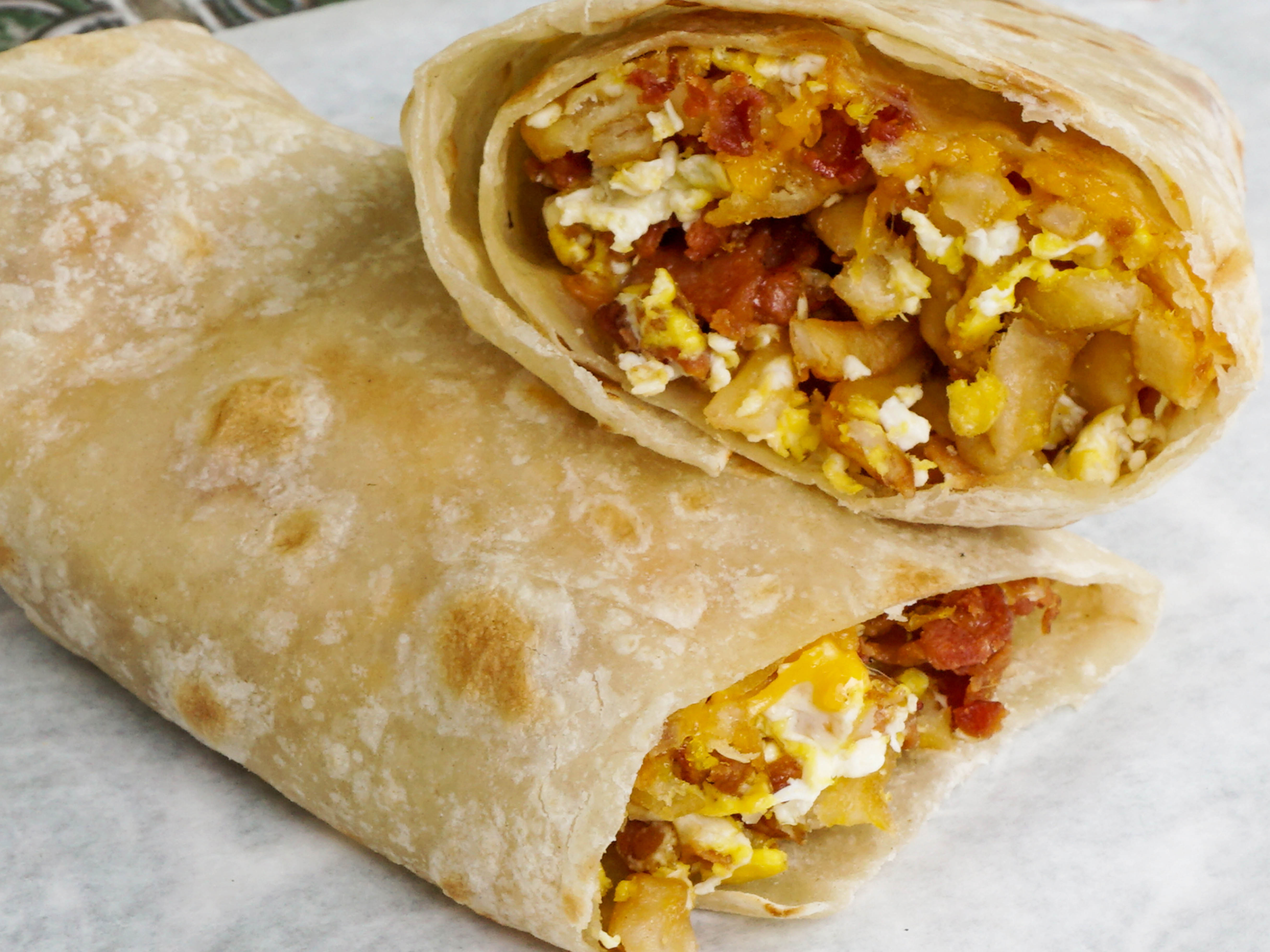Order Breakfast Burrito food online from Filiberto's Mexican Food store, San Diego on bringmethat.com