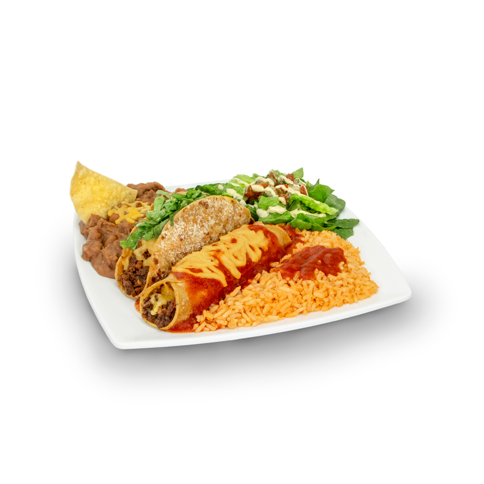 Order Combo Plate food online from Jimboy Tacos store, Fort Worth on bringmethat.com