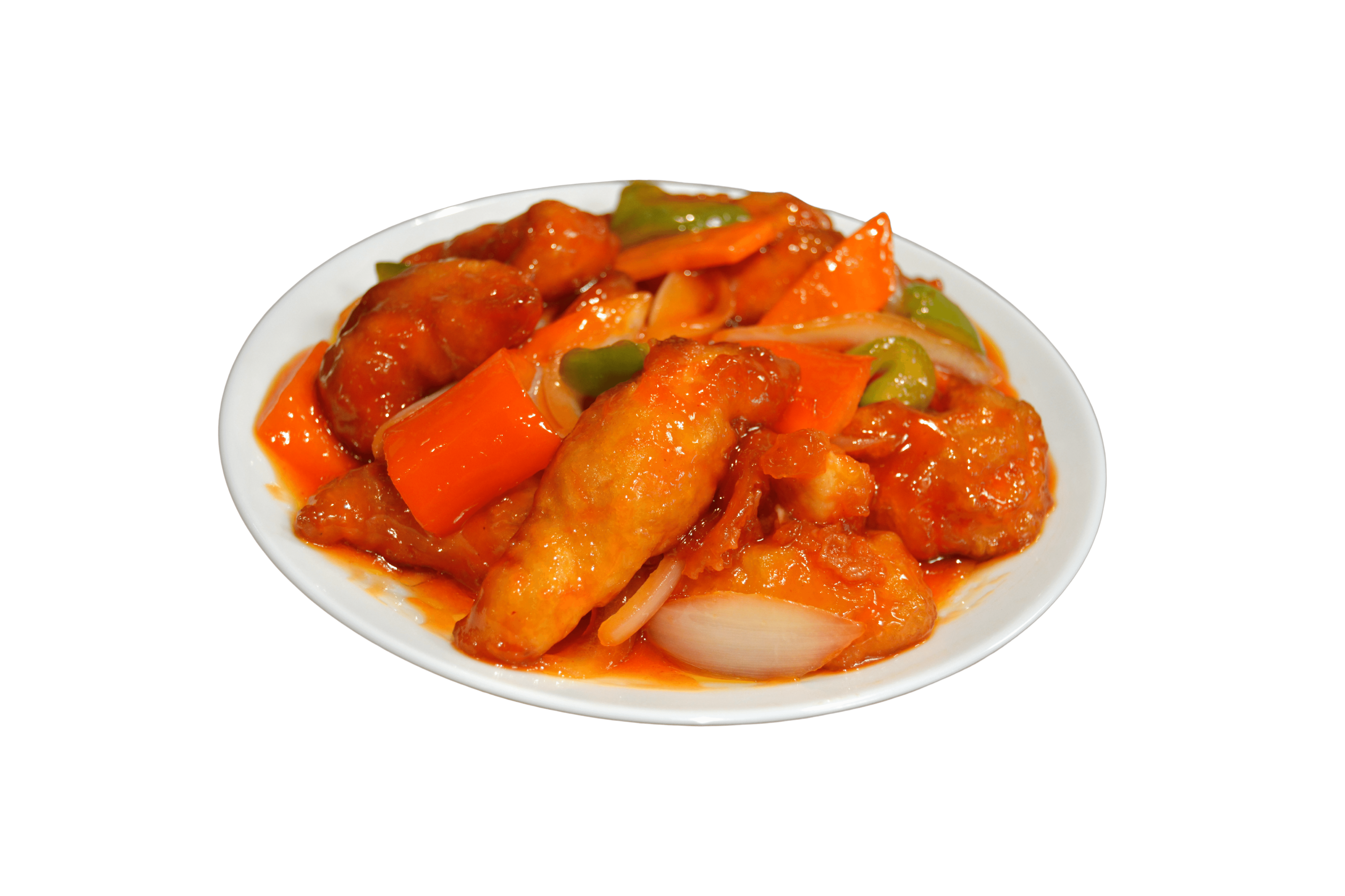 Order Sweet & Sour Chicken food online from Halal China Kitchen Plus store, Jamaica on bringmethat.com
