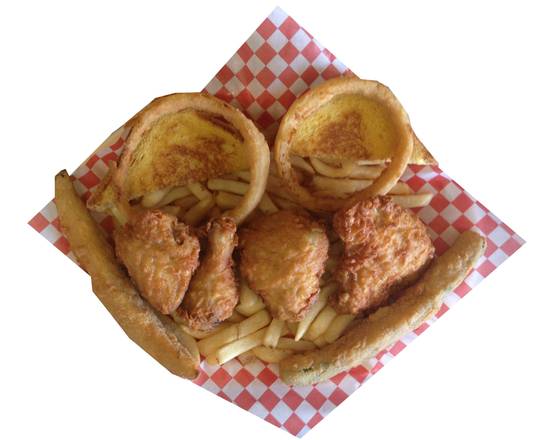 Order Fried Chicken Dinner food online from Angelo 6 Burger store, Upland on bringmethat.com