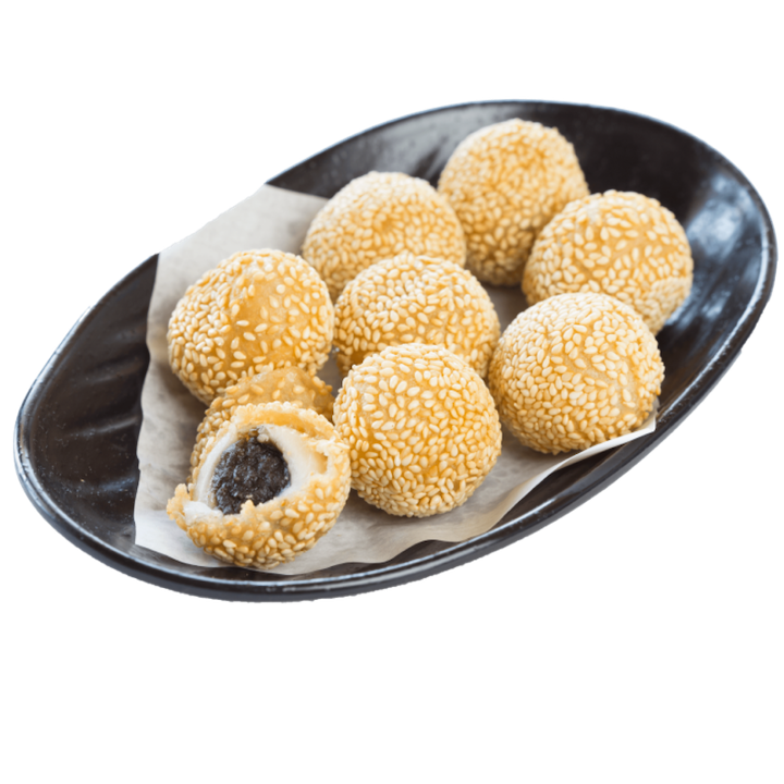 Order 71. Crispy Sesame Balls (8) 芝麻球 food online from Ten Ren Tea Time store, Walnut on bringmethat.com