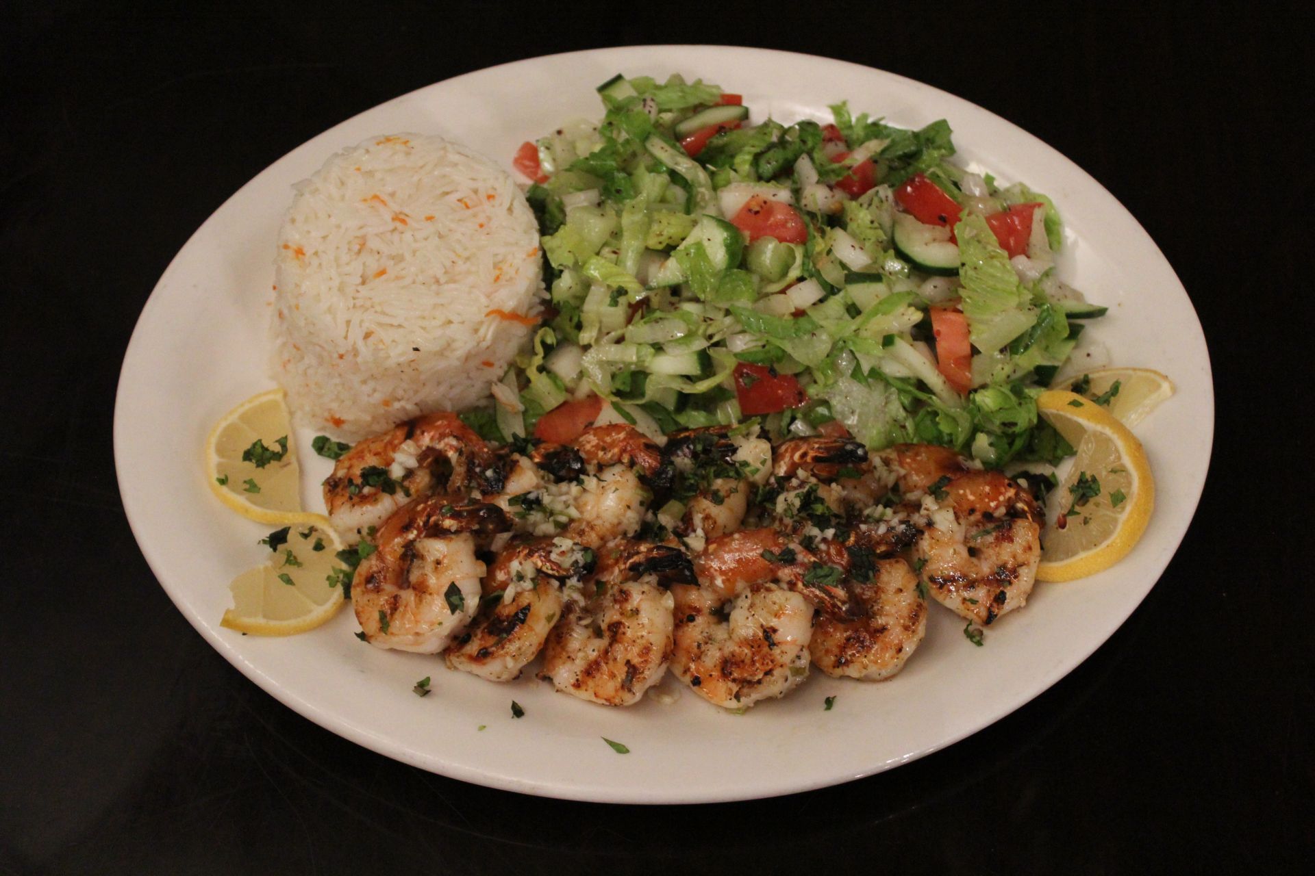 Order Grilled Shrimp food online from Turkish Cuisine Westchester store, White Plains on bringmethat.com