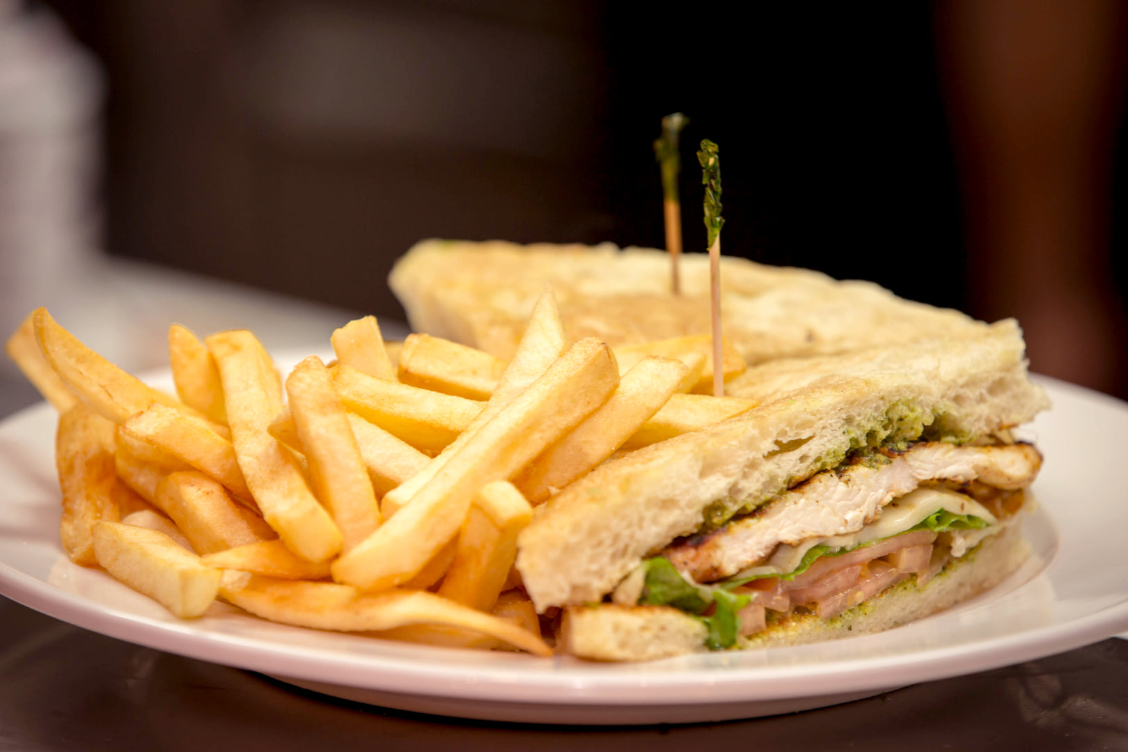 Order Grilled Chicken Sandwich food online from Crepes & Burgers store, Citrus Heights on bringmethat.com