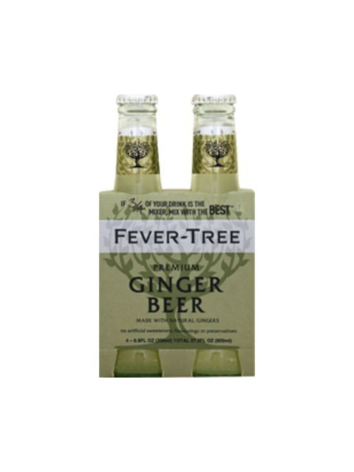 Order Fever Tree Ginger Beer (6.8 oz x 4-pack) food online from Stock-Up Mart store, Minneapolis on bringmethat.com